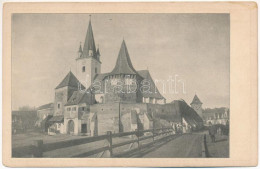 * T2/T3 Kereszténysziget, Grossau, Cristian; Grossauer Kirchenkastell. Hofphotograph E. J. Fischer / Evangélikus Erődtem - Non Classés