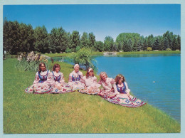 Girls In Byelorussian Nation Costumes - Russia