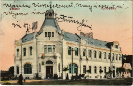 T2/T3 1913 Szatmárnémeti, Szatmár, Satu Mare; Posta Palota, Zeneiskola / Post Office, Music School - Non Classés