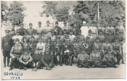 * T2/T3 1933 Székelyudvarhely, Odorheiu Secuiesc; Román Katonák és Tisztek Csoportképe / Romanian Military, Group Of Sol - Non Classés