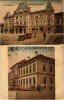 T2 1925 Székelyudvarhely, Odorheiu Secuiesc; Vármegyeház, Kir. Törvényszék és Járásbíróság / County Hall, Courts, Automo - Non Classés