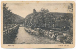 * T4 1932 Szelistye, Salistea Sibiului, Saliste; Vedere Pe Rau / Folyópart / Riverside (EM) - Non Classés