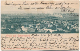 T2/T3 1900 Szenterzsébet, Hammersdorf, Gusterita (Nagyszeben, Sibiu); Látkép. Verl. D. Buchh. G. A. Seraphin. Lichtdruck - Non Classés