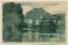 * T2/T3 Szenterzsébet, Hammersdorf, Gusterita (Nagyszeben, Sibiu); Mühle / Vízimalom. H. Zeidner Kiadása. Fotograf G. V. - Non Classés