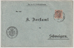 Württemberg Dienstbrief Mit EF Nr. 251 - Otros & Sin Clasificación