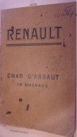 WWI RARE 1919 RENAULT CHAR D ASSAUT  18 CHEVAUX 18HP  OMEYER 68 PAGES 15 PLANCHES COMPLET TANK - 1914-18