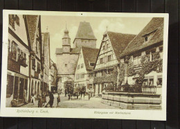 DR: Ansichtskarte Von Rothenburg O. Tauber, Rödergasse M. Markusturm - Nicht Gelaufen Um 1930 - Rothenburg O. D. Tauber