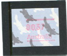 AUSTRALIA - 1987  37c  FRAMA  PLATYPUS  NO  POSTCODE  MINT NH - Timbres De Distributeurs [ATM]