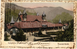 T2/T3 1904 Tusnád-fürdő, Baile Tusnad; Gyógyterem. Brunner Lajos Kiadása / Spa (EK) - Non Classés