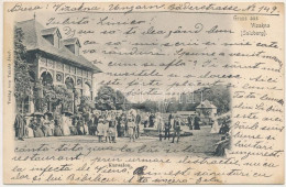 T3 1903 Vízakna, Salzburg, Ocna Sibiului; Kursalon / Gyógyterem. Takáts Jenő Kiadása / Spa (fa) - Ohne Zuordnung