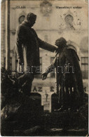 T3 1916 Zilah, Zalau; Wesselényi Szobor. Seres Samu Kiadása / Statue, Monument (EK) - Unclassified