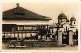 * T2/T3 1944 Zsibó, Jibou; Kastély Utca, Ortodox Templom / Street, Orthodox Church - Zonder Classificatie