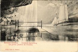 * T2/T3 Dobsina, Dobschau; Jégbarlang Belső. Fejér E. Kiadása / Eishöhle / Ice Cave Interior (EK) - Unclassified