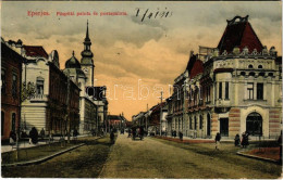 T2 1915 Eperjes, Presov; Püspöki és Posta Palota. Eisenstädter Gyula Kiadása / Bishop's And Postal Palace - Zonder Classificatie