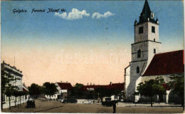 T2/T3 Galgóc, Frasták, Hlohovec; Ferenc József Tér, Templom. Sterner Adolf Kiadása / Square, Church (EK) - Ohne Zuordnung