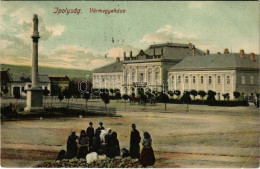 T2/T3 Ipolyság, Sahy; Vármegyeház. Polgár J. Kiadása / County Hall (EK) - Non Classificati