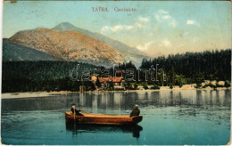T3 1910 Tátra, Magas-Tátra, Vysoké Tatry; Csorbai Tó. Kiadja Feitzinger Ede / Lake (EB) - Zonder Classificatie