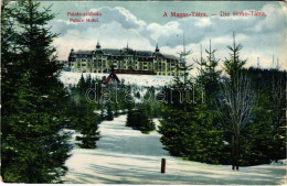 ** T2/T3 Tátra, Magas-Tátra, Vysoké Tatry; Palota Szálloda Télen / Palace Hotel In Winter (EK) - Ohne Zuordnung