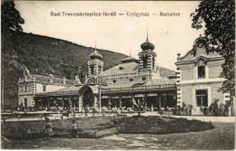 T2 1918 Trencsénteplic-fürdő, Kúpele Trencianske Teplice; Gyógyház / Kursalon / Spa - Zonder Classificatie