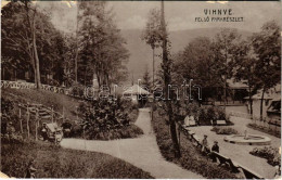 T2/T3 1907 Vihnye, Vyhne; Felső Park. Joerges Á. özv. és Fia Kiadása / Spa Park (EK) - Ohne Zuordnung