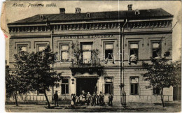 T2/T3 1920 Huszt, Chust, Khust; Pannónia Szálloda és Kávéház. Ausländer Ignác Kiadása / Hotel And Cafe (EK) - Non Classificati