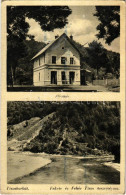 T2/T3 1940 Tiszaborkút, Kvaszi, Kvasy (Máramaros); Vasútállomás, Fekete és Fehér Tisza összefolyása / Railway Station, C - Unclassified