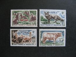 A). Saint Pierre Et Miquelon: TB  Série N° 372 Au N° 375, Neufs X. - Unused Stamps