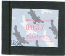AUSTRALIA - 1987  37c  FRAMA  PLATYPUS  NO  POSTCODE  FINE USED - Timbres De Distributeurs [ATM]