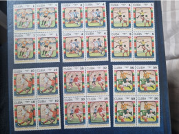 CUBA  NEUF  1986   COPA  MUNDIAL  FUTBOL  MEXICO   //  PARFAIT  ETAT  //  1er  CHOIX  // Bloc De 4 - Nuevos