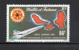 WALLIS ET FUTUNA PA  N° 101   NEUF SANS CHARNIERE COTE 6.00€    AVION CONCORDE ROTARY INTERNATIONAL - Nuovi