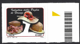Italia 2014; Industria Della Paglia Di Firenze, Bordo Destro. - 2011-20: Nieuw/plakker