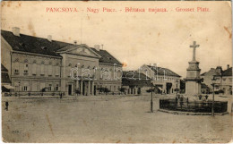 ** T2/T3 Pancsova, Pancevo; Nagy Piac. Kohn Samu Kiadása / Square (EK) - Sin Clasificación