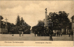 * T2/T3 Törökbecse, Újbecse, Novi Becej; Szabadság Tér, Piac Tér, Emlékmű. Joanovits Giga Kiadása. Wukow Const. Fényképé - Non Classés