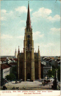 T2/T3 1906 Újvidék, Novi Sad; Római Katolikus Plébánia Templom. Schäffer Péter Kiadása / Church (EK) - Non Classificati