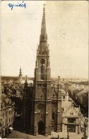 T2 1927 Újvidék, Novi Sad; Római Katolikus Templom, Krojac üzlete / Church, Shop. Photo - Sin Clasificación