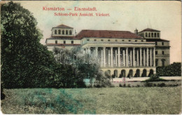 * T3 1908 Kismarton, Eisenstadt; Herczegi Várkert. Deutsch Lipót Kiadása / Schloss-park Ansicht / Castle Park (Rb) - Ohne Zuordnung