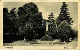 T2/T3 1942 Csáktornya, Cakovec; Zrínyi Emlékmű Turullal / Monument (EK) - Zonder Classificatie