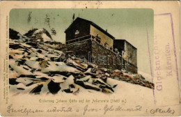 T2/T3 1902 Adlersruhe (Kärnten), Erzherzog-Johann-Hütte Mit Glockner Auf Der Adlersruhe / Chalet, Rest House (EK) - Non Classés