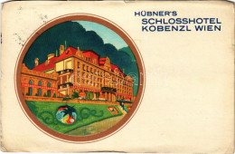 T4 1932 Wien, Vienna, Bécs; Hübner's Schlosshotel / Castle Hotel Advertisement (cut) - Ohne Zuordnung