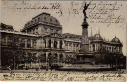 T3 1904 Wien, Vienna, Bécs; K. K. Universität / University, Horse-drawn Tram (EB) - Non Classificati