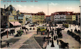 ** T2/T3 Nice, Nizza; La Place Massena / Square, Tram, Market, Shops (EK) - Non Classés