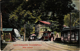 ** T2/T3 Sebnitz, Lichtenhainer Wasserfall / Waterfall, Tram (fl) - Zonder Classificatie