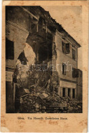 ** T3 Gorizia, Görz, Gorica; Via Morelli, Zerstörtes Haus / WWI Military, Destroyed House, Ruins (fl) - Non Classificati