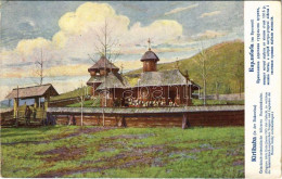 T2 1918 Carlibaba, Kirlibaba, Radnalajosfalva (Bukovina, Bukowina, Bucovina); Griechisch Orientalische Hölzerne Huzulenk - Sin Clasificación