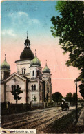 T3 1915 Stryi, Stryj, Strij; Kosciól Gr. Kat. / Greek Catholich Church + "K.u.k. Res. Tel. Betriebsabt. No. 152." (EK) - Zonder Classificatie