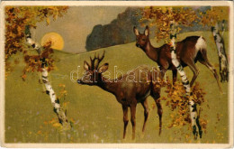 * T2/T3 1912 Őzek / Deers. G.O.M. Litho (EK) - Non Classificati