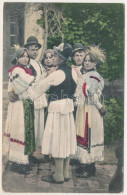 * T2/T3 1912 Délvidéki Népviselet / Traditional Costumes, Folklore From The Southern Territories (Vojvodina) (fl) - Ohne Zuordnung