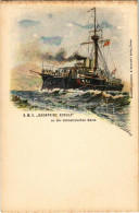 ** T1/T2 SMS Kronprinz Rudolf An Der Dalmatischen Küste. K.u.k. Kriegsmarine, Reinhard's Verlag Fiume / Egyike A Legelső - Non Classificati