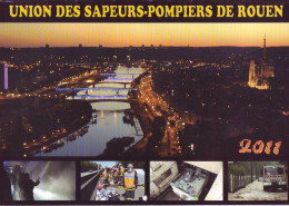 (Divers). Calendrier. Sapeurs Pompiers Seine Maritime. 4 Calendriers Rouen - Grossformat : 2001-...