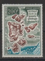 TAAF 1971 Archipel De Pointe Géologique PA 24 ** MNH - Poste Aérienne